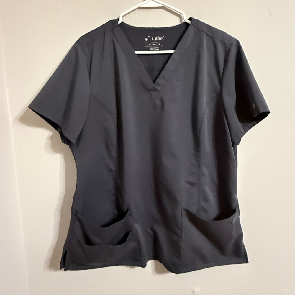 Sanibel gray Top and Bottom Scrub Set